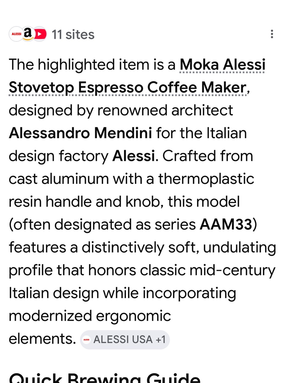 Moka Alessi Expresso Coffee Maker. Good condition. Allasandro Mendini. - Picture 9 of 11
